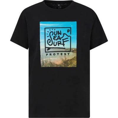 Protest Prtpeter Jr – T shirt Jongens – Korte mouwen – Ronde hals – Geplaatste print