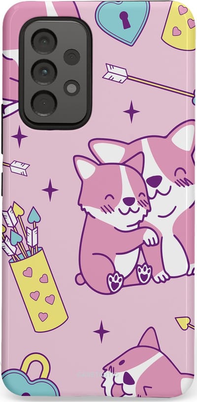 Casetastic Hoesje Geschikt voor Samsung A53 - Stijlvolle Beschermende Duo-layer Case - Cupi Cori