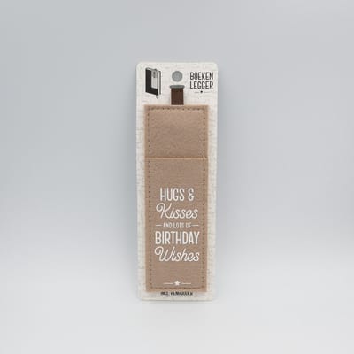 Boekenlegger Birthday, cadeau idee verjaardag, cadeau voor boekenliefhebber, lezen