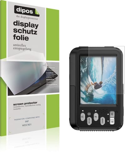 dipos – 4x Matte Beschermfolie geschikt voor INF WDC901 | Krasbestendige & antireflecterende Screenprotector Ultra-Thin