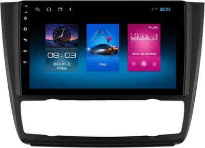 Autoradio met bluetooth - Carplay - Voor BMW 1-Serie (E81/ E82/ E87/ E88) (2004-2011) - Geschikt voor Apple en Android - Stereo - Navigatie - Navigatiesysteem auto - 1GB 16GB