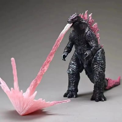 16CM Godzilla X Kong : Het Nieuwe Keizerrijk Nieuwe Kleuren Actie Anime Figuur Titan Godzilla Monster Poppenmodel Ornamenten Speelgoed black