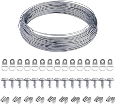 Dailygoods- Foto Ophangset - D-ring Haken - Aluminium