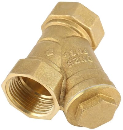 Allecto - Messing Filter Kogelklep - 3-Weg Kogelklep voor Water en Olie - 1 Inch BSPP - Hoge Kwaliteit Kogelklep - Duurzaam en Betrouwbaar - Geschi...