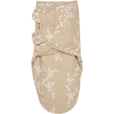 Meyco Baby Branches swaddlemeyco inbakerdoek gevoerd - sand - 0-3 maanden - 2.0 TOG