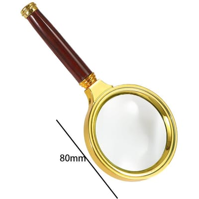 Facile à utiliser 60 mm 70 mm 80 mm 90 mm Lecture Livre Bijoux Portatif Outil Scientifique Loupe Verre Loupe Lecture Journal