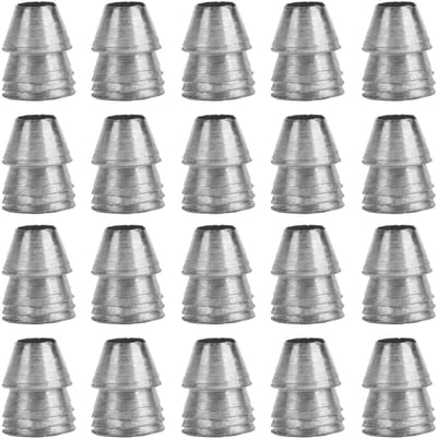 Dailygoods- Wiggen Set van 20 Stuks - Ronde Handvatten - Stalen Hamer Accessoires - Duurzaam Staal - Versterkingsdesign - Geschikt voor Timmerlieden - Bijlwig