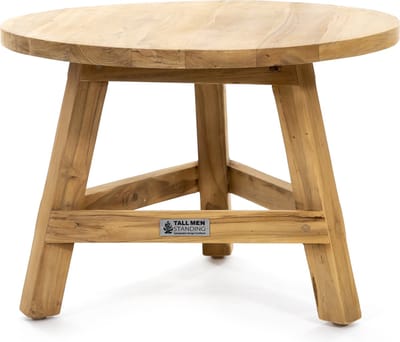 TMS ronde  salontafel Lotte - teakhout - dia 50  - hoogte 35 cm