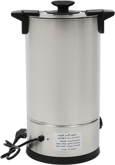Wax Smelter - Kaarsen Smelter - Kaarsen Maken - Roestvrij Staal - 10 Liter - Wit