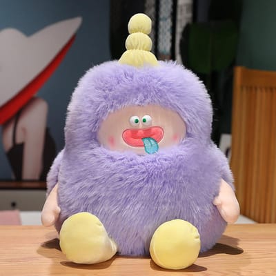 Lelijk Schattig Monster Poppenkussen Pluche Speelgoed Elf Langharig Monster Poppen Lap Doll Geef Vriendin Verjaardagscadeau 50cm
