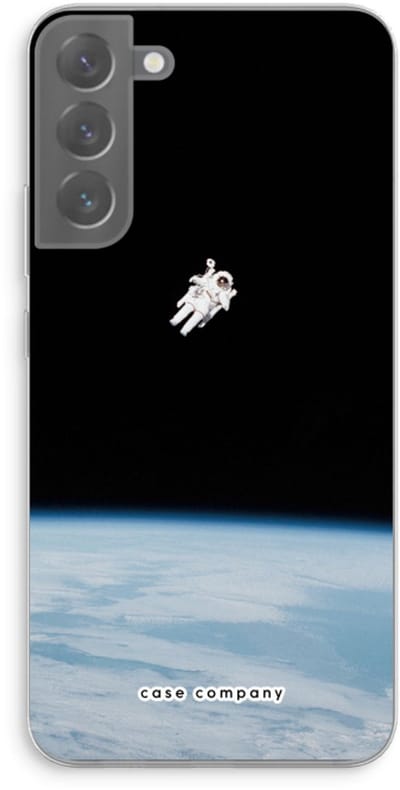 Case Company® - Hoesje geschikt voor Samsung Galaxy S22 Plus hoesje - Alone in Space - Soft Cover Telefoonhoesje - Bescherming aan alle Kanten en Schermrand
