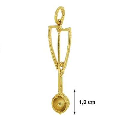 Blinx Jewels Vergulden Hanger Ijsschep