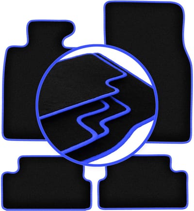 CARLUX-BLUE automatten voor: Mini Cooper II R57 cabriolet (2006-2013)