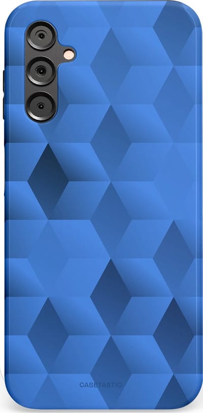 Casetastic Hoesje Geschikt voor Samsung A14 (5G/4G) - Stijlvolle Beschermende Duo-layer Case - Hexaflow