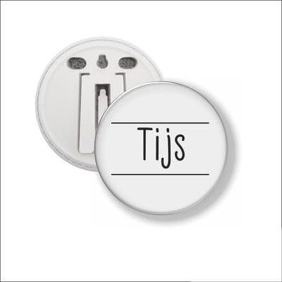 Button Met Clip 58 MM - Tijs