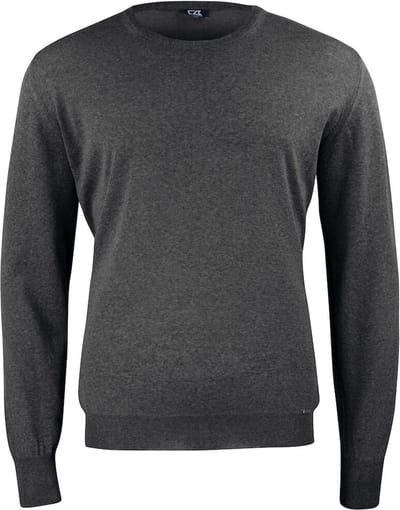 Cutter & Buck Kennewick Crewneck Heren 355406 - Antraciet Melange - L