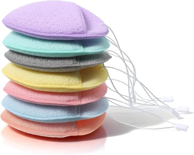 6 Stuks Zachte Gezichtspons voor Peeling en Reiniging, Herbruikbare Sponzen voor Make-up en Masker Verwijderen