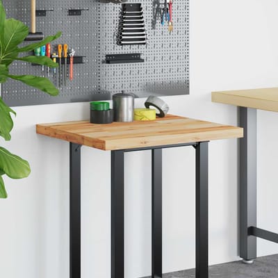 vidaXL - Bureaublad - met - olieafwerking - 80x60x4 - cm - massief - acaciahout