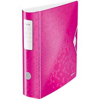 LEITZ® ordner Active WOW, A4, rugbreedte 82 mm, 5 stuks, roze