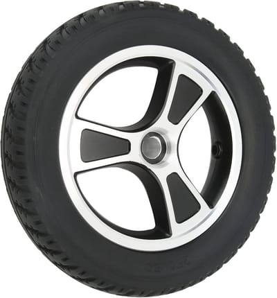 Rolstoel Achterwiel - Zwenkwiel Massief - Mobiliteit Verbeteren - Antislip PU Band - 10 Inch Diameter