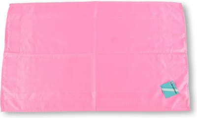 Discountershop Glazendoek Polierdoek - Roze - 67cm x 41cm - 80% Polyester, 20% Polyamide