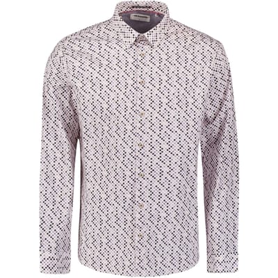 No Excess Shirt Stretch Allover Printed Mauve Maat: XL | Zakelijke Overhemden Outlet | Heren | Paars