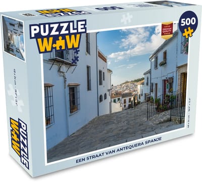 Puzzel Een straat van Antequera Spanje - Legpuzzel - Puzzel 500 stukjes