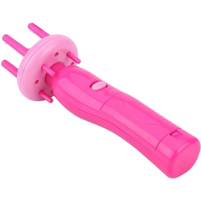Tresseur Électrique Appareil à Tresser les Cheveux Automatique X Press Twist Tresse Cheveux Tricotés Outil de Coiffure DIY pink