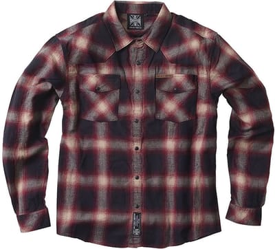 WCC West Coast Choppers Herenoverhemd Outlaw Flannel WCCWS161RD
