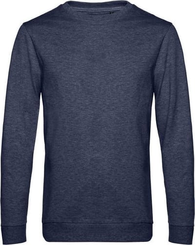 B&C Heren in sweatshirt (Heide-Marine)