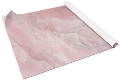 Tulup Meubelfolie - Roze Meubelsticker - 100 x 50 cm - Roze marmer Zelfklevende Folie - Marmer- en steeneffect Meubelvernieuwing Zonder Schilderen - Folie Voor Meubels