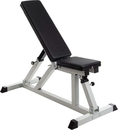 ScSPORTS Multifunctionele fitnessbank wit