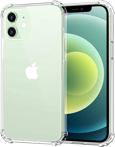Transparant Hoesje Geschikt voor Apple iPhone 12 Mini | Schokbestendig TPU | Back Cover | Dun | Flexibel | Shockproof | Doorzichtig