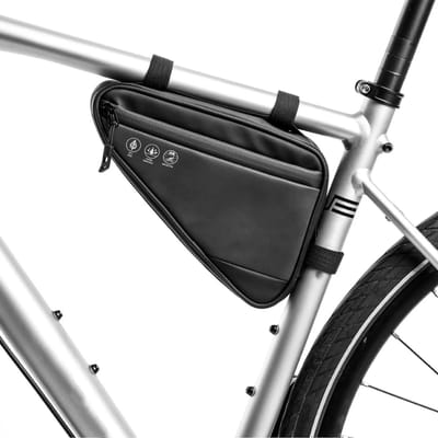 Fietstas - Fietstassen - Fiets Stuurtas - Frametas - Fietstas voor op het frame - 2L - Waterdichte driehoekige fietstas - Ltradunne bovenbuistas - Voor mountainbikes en stadsfietsen - Opbergvak onder het zadel
