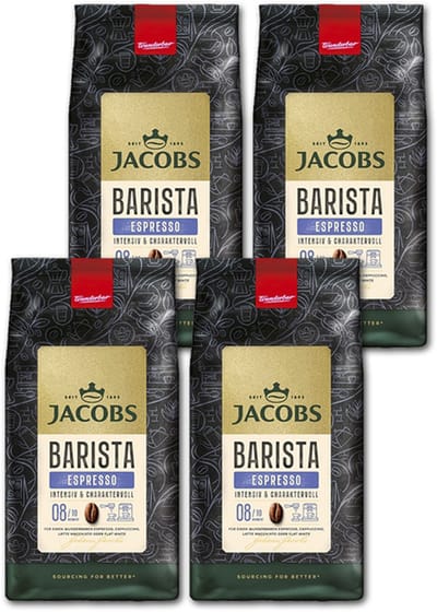 Jacobs - Barista Espresso Bonen - 4x 1kg