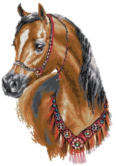 Borduurpakket Arabisch paard