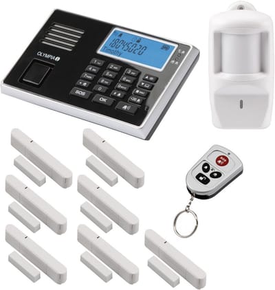 Draadloos Alarmsysteem met GSM en 9 Sensoren Compleet