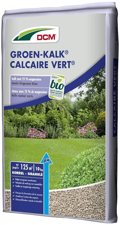 Groenkalk Korrels - Bodemverbeteraar Gazon - Gazononderhoud Tuin - Verbetert Bodemstructuur - 10 kg