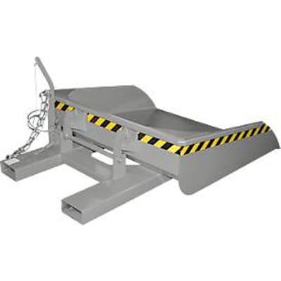 Bauer vorkheftruckbak BSI 50, kabelontgrendeling, L 1810 × B 1330 × H 710 mm, 0,5 m³, tot 750 kg, gelakt staal, geel-oranje