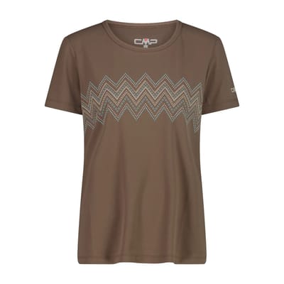 Cmp 38t6656 T-shirt Met Korte Mouwen Bruin S Vrouw