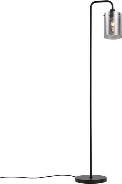 QAZQA domo - Moderne Vloerlamp | Staande Lamp - 1 lichts - H 150 cm - Zwart - Woonkamer | Slaapkamer