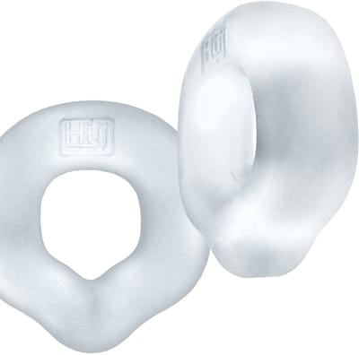 Hünkyjunk - Fit Rings - ErgoFit Cockringen - Twee Stuks - Transparant