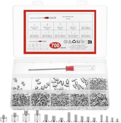 700 stuks Laptop Schroeven Assortiment voor Reparatie en Onderhoud