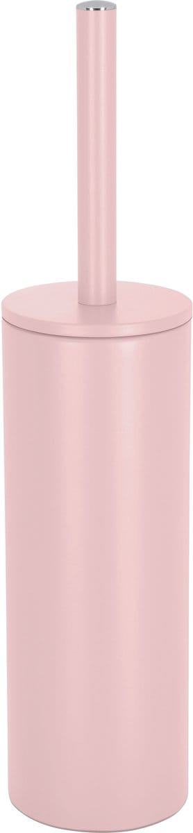 spirella WC Borstel met Houder - AKIRA - Vrijstaande Toiletborstel - Staal - Roze - Modern Design