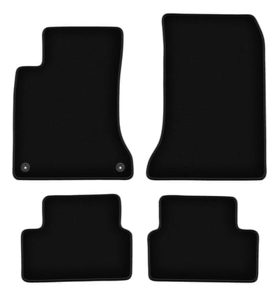 BASIC zwarte veloursmatten voor: Mercedes CLA C117 sedan (2013-2019)