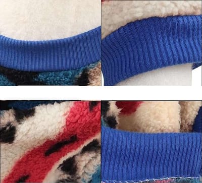 CE Polar Serie - Polar Honden Trui - Rood en Blauw - XS - Warm en Zacht