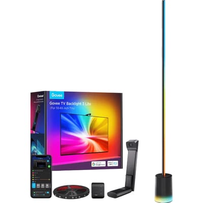 Govee TV Backlight 3 LIte voor 55-65 inch tv's + Floor Lamp 2