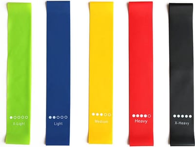 Philippe Sail Weerstandsbanden 5x – Verschillende weerstanden - Revalidatie hulpmiddel - Sport Elastiek Banden- Resistance Bands - Train Set voor thuis – Fitness - Inclusief Oefeningen