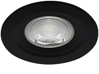 LED Inbouwspot - Brinton - 7W 630lm 38D - IP54 Waterdicht - 865 Helder/Koud Wit 6500K - Rond - Zwart