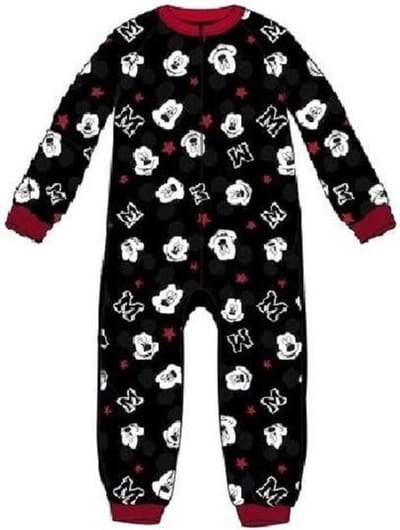 Mickey Mouse onesie - zwart - maat 104 - Disney huispak